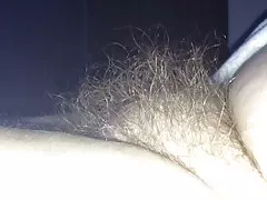 Bush berbulu bengkak istri saya.